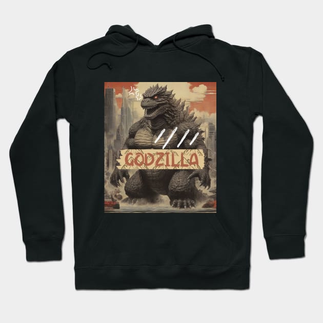 Godzilla Minus One Hoodie by Prossori